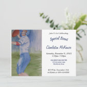 JUNGS HUDLE-PARTY EINLADUNG (Stehend Vorderseite)