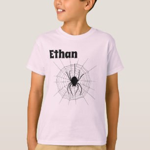 Jungs individualisierbarer Spider- und Spiderweb-T T-Shirt