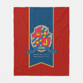 Jungs Johannes oder Buchstabe J Name bedeutet Deck Fleecedecke (Vorderseite)