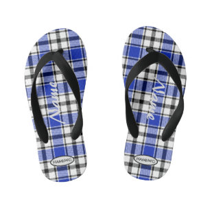 Jungs Karierte Flip-Flops HAMbWG Kid's Flip Flops Kinderbadesandalen