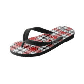 Jungs Karierte Flip-Flops HAMbWG Kid's Flip Flops Kinderbadesandalen (Schrägansicht)