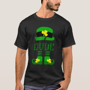 Jungs Kinder Lucky Typ Green Buffalo Niedlich Lepr T-Shirt