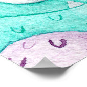 Jungs Kleines Monster Geburtstagsparty Begrüßungsz Poster (Ecke)