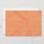 Jungs kleines Pumpkin-Foto1. Geburtstag Einladung (Rückseite)