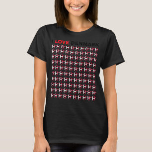 Jungs Liebe Dänemark Fußball Balls Kinder Kleinkin T-Shirt