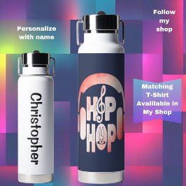 Jungs & Mädchen Kopfhörer Hip Hop Oster Trinkflasche