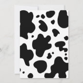 Jungs mein erster Rodeo Cowboy 1. Geburtstag Einladung (Rückseite)