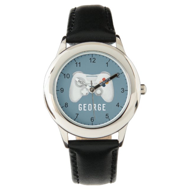 Jungs Moderne und Coole Videospielkids Armbanduhr (Vorderseite)
