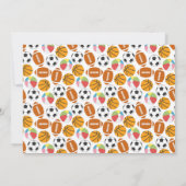 Jungs Moderner Kindergeburtstag | Game Day Foto Einladung (Rückseite)