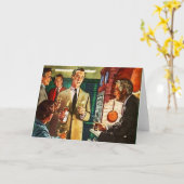 Jungs Nacht out Karte (Gelbe Blume)