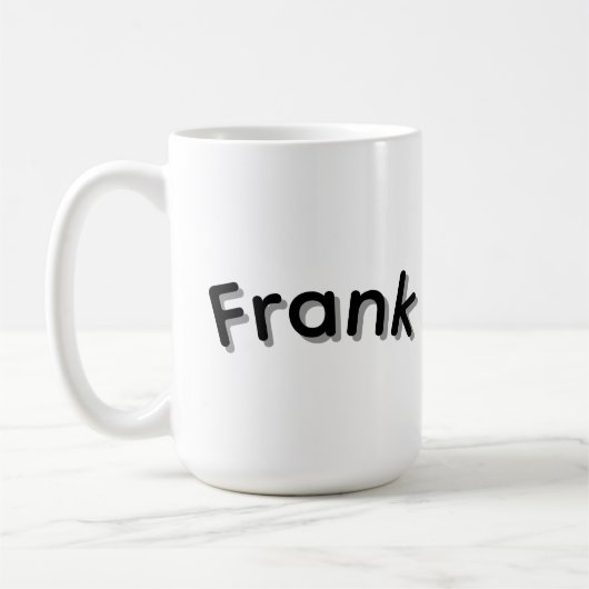 Jungs namens Frank, Kaffeetasse (Links)