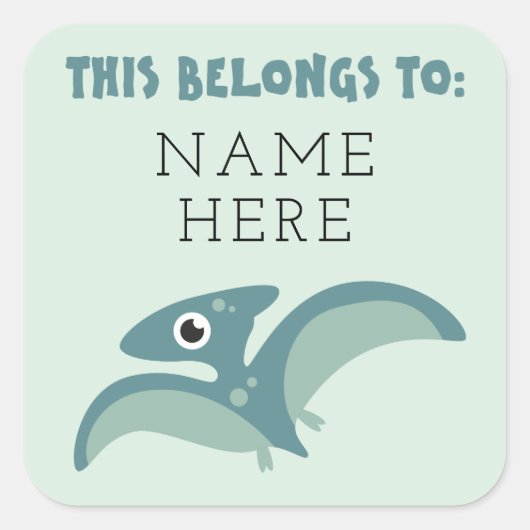 Jungs nennen zurück zur Schule Dieses Buch gehört Quadratischer Aufkleber (Vorderseite)