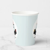 Jungs Niedlich Blue Police Car Geburtstag Pappbecher (Rechts)