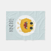 Jungs Niedlich und zeitgenössisch magische Monster Fleecedecke (Vorderseite (Horizontal))