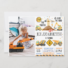 Jungs Niedlicher moderner Kindergeburtstag Einladung