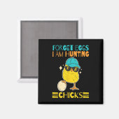 Jungs Osteroutfit Vergessen Eier, die ich jage Magnet (Vorderseite/Rückseite)