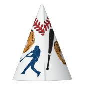 Jungs Personalisiert Baseball Geburtstagsparty Hat Partyhütchen (Rückseite)