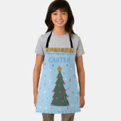 Jungs Personalisiert Weihnachts Küche Schürze (Insitu)