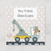 Jungs Personalisierte Quirky Equipment Card Begleitkarte (Vorderseite)