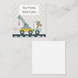 Jungs Personalisierte Quirky Equipment Card Begleitkarte