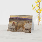 Jungs Scapegoat-Grußkarte Karte (Gelbe Blume)