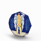 Jungs Schutzengelengebet Fotoblock (Rechts)