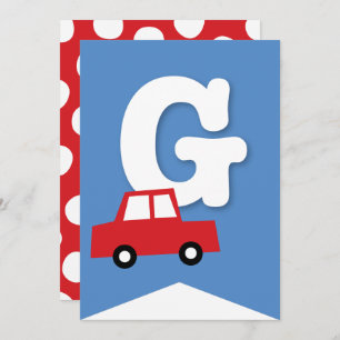 Jungs Spielzeug Kindermädchen Geburtstagsparty DIY Einladung