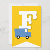 Jungs Spielzeug Kindermädchen Geburtstagsparty DIY Einladung (Vorderseite)