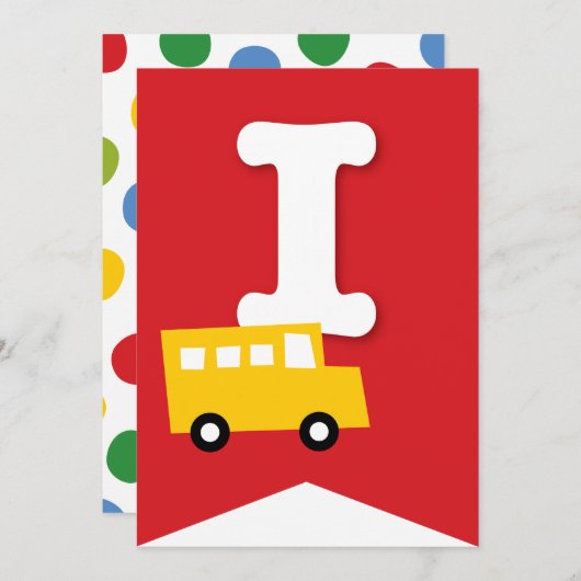 Jungs Spielzeug Kindermädchen Geburtstagsparty DIY Einladung (Vorne/Hinten)