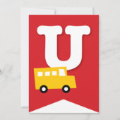 Jungs Spielzeug Kindermädchen Geburtstagsparty DIY Einladung (Vorderseite)