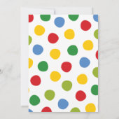 Jungs Spielzeug Kindermädchen Geburtstagsparty DIY Einladung (Rückseite)