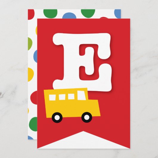 Jungs Spielzeug Kindermädchen Geburtstagsparty DIY Einladung (Vorne/Hinten)