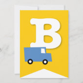 Jungs Spielzeug Kindermädchen Geburtstagsparty DIY Einladung (Vorderseite)