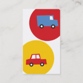 Jungs Spielzeug Spaß Niedlicher Retro Transport Ge Telefonnummerkarte (Rückseite)