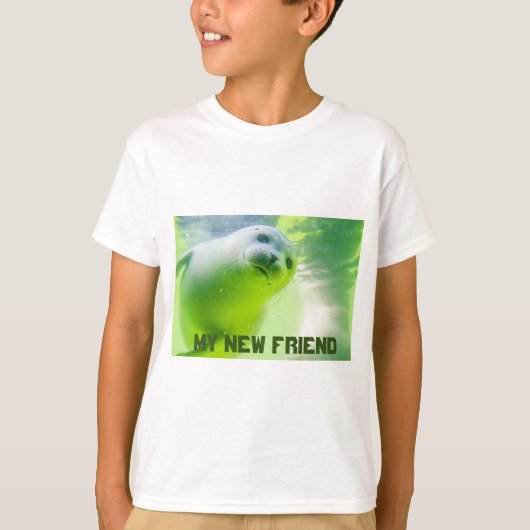 Jungs T - Shirt Mein neuer Freund (Vorderseite)