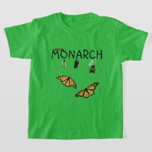 Jungs T-Shirt Monarch Life Cycle.