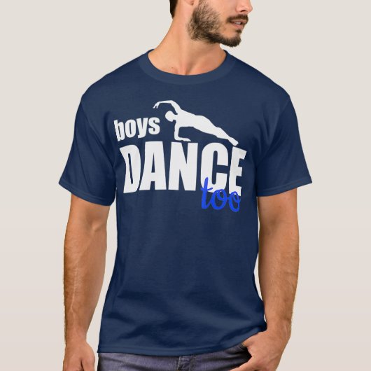 Jungs tanzen zu Balletttänzer für Men Boys T-Shirt (Vorderseite)