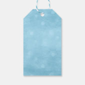 Jungs über dem Mond Themes Babydusche Tag Geschenkanhänger (Rückseite)