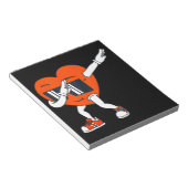 Jungs Valentinstag Dabbing Herzlustige Jungs Notizblock (angewinkelt)