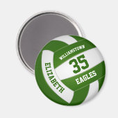 Jungs Volleyball Magnet (Vorderseite/Rückseite)