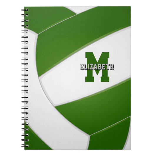 Jungs Volleyball Notizblock (Vorderseite)