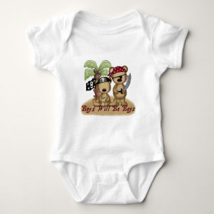 Jungs werden der Säugling der Piratenbären sein Baby Strampler