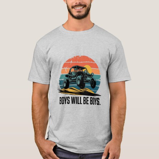 Jungs werden Jungs sein: Dune Buggy Adventure T-Shirt (Vorderseite)