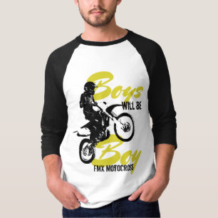 Jungs werden Jungs sein FMX Motocross T-Shirt