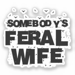 Jungs Wildertante - Gesegnete Tante Funny Tante Aufkleber