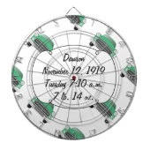 Jungs Zimmer Classic Car Geschenke Sweet Green Ret Dartscheibe (vorne)