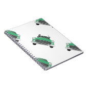 Jungs Zimmer Classic Car Geschenke Sweet Green Ret Notizblock (Rechte Seite)