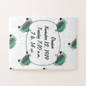 Jungs Zimmer Classic Car Geschenke Sweet Green Ret Puzzle (Horizontal)