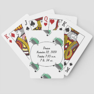 Jungs Zimmer Classic Car Geschenke Sweet Green Ret Spielkarten