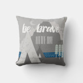 Jungs Zimmer sind tapfer Kleiner Kissen (Vorderseite)